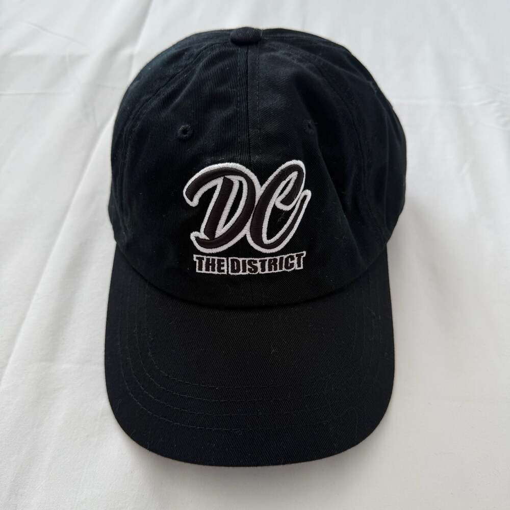 Yupoong The Classics DC The District Embroidered Black  Hat Adjustable